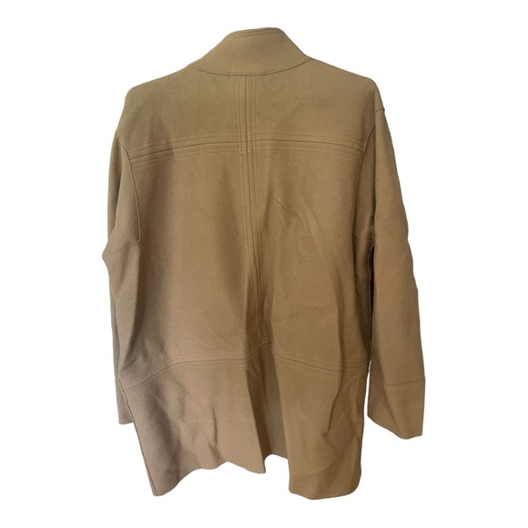Jones New York Signature Wool Coat Plus Size 1X Artsy Classic Camel Tan Jacket - Picture 2 of 6